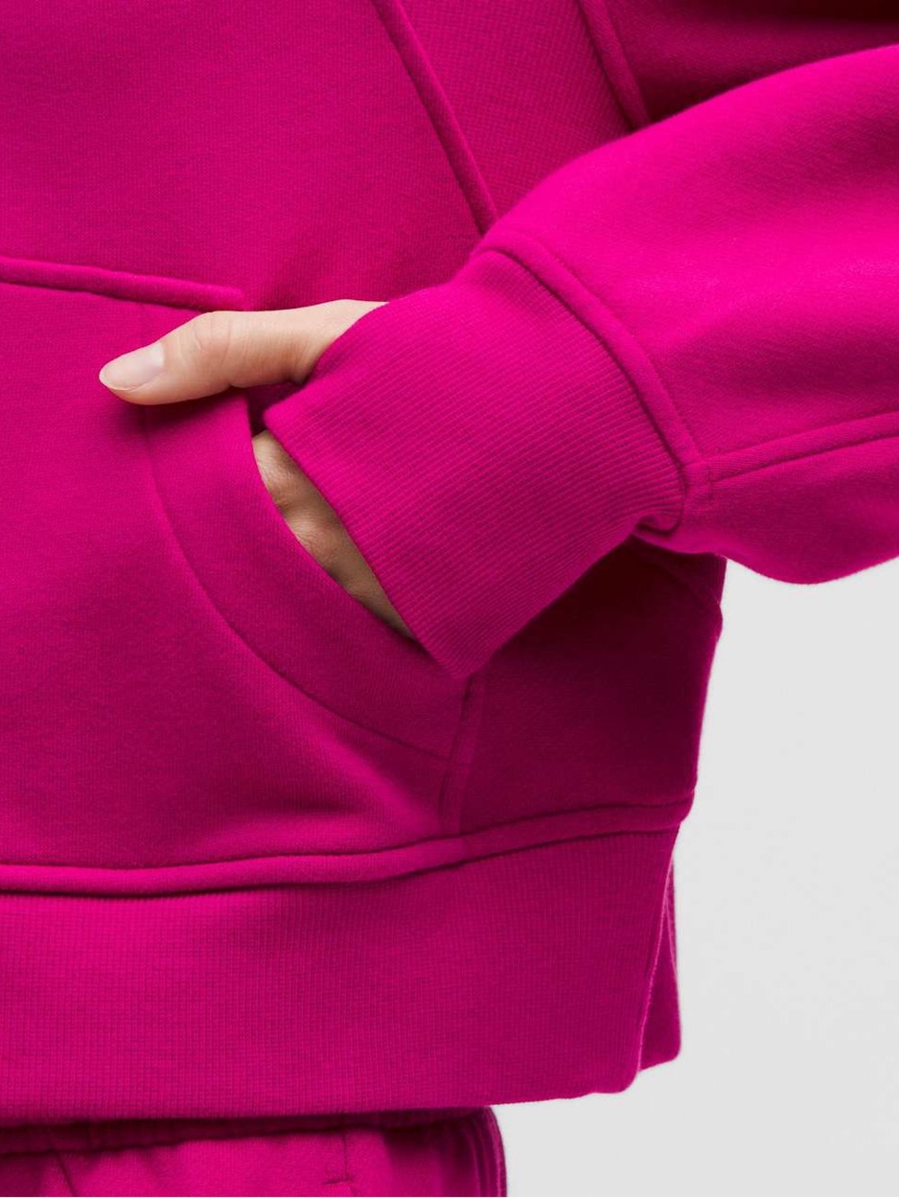lululemon (XS/S) Scuba Oversized Funnel-Neck Half Zip Ripened Raspberry / Gold - Picture 14 of 16